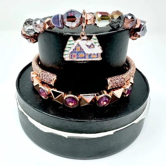 Bomb Party 2023 Holiday Stack Rustic Holiday RBP6523 NWT - Picture 1 of 4